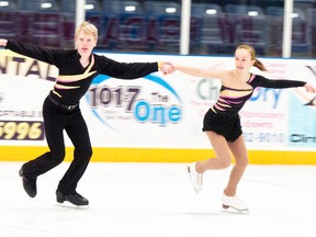 Skating partners for just four years, Laura McGregor and Justin Profit are in Regina this week for the National Challenge.