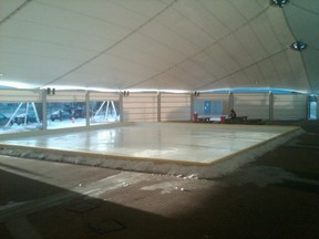 The ice skating rink under Kenora's Whitecap Pavilion will be open 24/7 starting at 9 a.m. Saturday, Dec. 8, 2012.

HANDOUT PHOTO/Mark Duggan