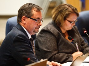 EPSB superintendent Edgar Schmidt listens during an Edmonton Public School Board meeting at the EPSB building in Edmonton on Tuesday, September 11, 2012. (CODIE MCLACHLAN/QMI AGENCY)