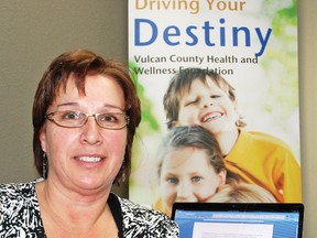 Deb Hartung is the Vulcan County Health and Wellness Foundation’s new manager. She can be found at her office, located in the Vulcan Business Development Society building, on Tuesdays and Wednesdays from 9-4:30 p.m.
Simon Ducatel/Vulcan Advocate