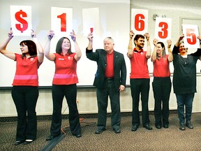 The Brant United Way announced this year's campaign total of $1,635,844 during their annual Achievement Luncheon held at the Best Western Brant Park Inn on Tuesday. The total surpassed it's goal of $1,625,000 - CHRISTOPHER SMITH, The Expositor