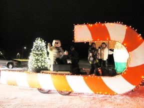 White's Tire (Integra Tire) took first place in Mayerthorpe's Christmas Lite Up parade on Friday, Dec. 7.