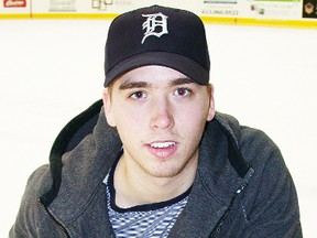 Belleville Bulls netminder, Charlie Graham. (Paul Svoboda/The Intelligencer)