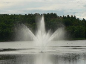 Minnow Lake fountain