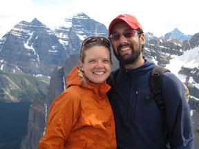 Author Matt Jackson, pictured with wife Stacey Fitzsimmons, is coming to Sarnia Friday for a book signing at The Book Keeper in Sarnia. Jackson, a Northern Collegiate graduate, has compiled and edited a series of six humour travel anthologies. (SPECIAL TO QMI AGENCY)