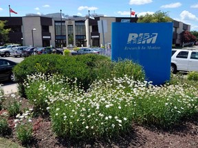 The exterior of one of the Research In Motion Limited (RIM) buildings is shown in Waterloo July 10, 2012. (REUTERS/Mike Cassese)