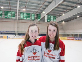 Allison Hannah and Megan McKee have raised $600 to help local kids afford to play recreational sports.