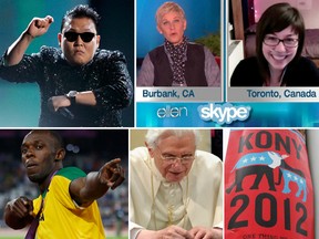A collection of 2012's biggest stories thanks to social media.
