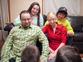 (Clockwise from left) Jeremy, Sabrina, Brenden, and Arien Marsh are in the final stages of adopting twin toddlers, and are thrilled to welcome the young boy and girl into their family and into their lives.