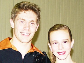 Judith Murtha-Anderson and Trennt Michaud won a silver medal at the Skate Canada Challenge in Regina. (Photo submitted.)