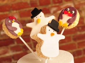 Gingerbread holiday pops
