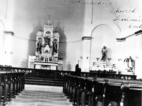 Photo courtesy of Timmins Museum: National Exhibition Centre
An early view of St. Anthony’s Cathedral in Timmins, from the early 1930s.