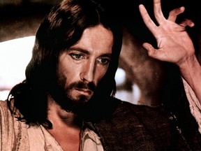 Jesus, as portrayed here by Robert Powell in the 1977 mini-series "Jesus of Nazareth."