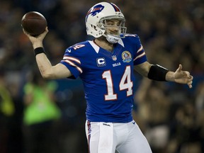 Bills QB Ryan Fitzpatrick had another awful game yesterday at the Rogers Centre. (Jack Boland/QMI Agency)
