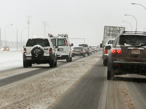 Drivers are cautioned to check road conditions and weather reports before setting out on long travels.
Tom Briad | QMI Agency