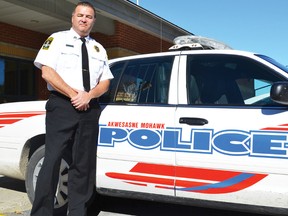 Akwesasne Mohawk Police Chief Jerry Swamp.
Staff photo/KATHRYN BURNHAM