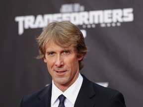 Director Michael Bay arrives for the premiere of Transformers: Dark of The Moon in Times Square in New York June 28, 2011. (REUTERS/Lucas Jackson)