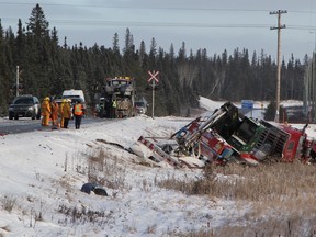 OPP confirmed this week that the couple that died in the crash on Highway 144 Friday were residents of Timmins.  Timmins Times LOCAL NEWS photo by Len Gillis.