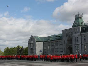 A total of 42 faculty at the Royal Military College of Canada may be losing their jobs over the next two fiscal years.