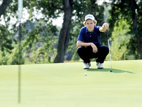 Golfer Crawford McKinlay of Ridgetown has signed with Wayne State University. (DIANA MARTIN/The Daily News)