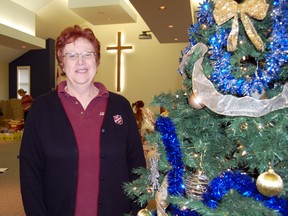 Donna Acre, Community Ministries Coordinator with the Salvation Army in Tillsonburg, welcomes everyone who may be alone this Christmas to join them for the annual 'Feast of Friends' at the Salvation Army Church on Concession Street West on Christmas day. The traditional Christmas day event begins at 2 pm December 25 and includes a turkey dinner with all the trimmings, Christmas carols and fellowship with other individuals.  

KRISTINE JEAN/TILLSONBURG NEWS/QMI AGENCY
