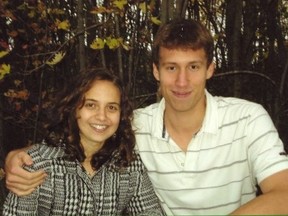Laura Colasacco with her boyfriend, Daniel Johnson