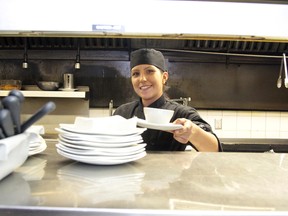 North 82 line chef Laura Perrault will be serving dinner after all.