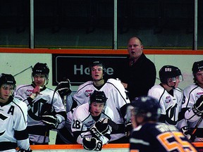 Crusaders head coach and GM Tim Fragle. Photo by Trent Wilkie/Sherwood Park News/QMI Agency