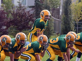 The Sherwood Park Rams had a very rare “Over in October” season, as they lost out to the rival Northstars in the CDMFA Bantam Tier I semifinals. It was the 50th anniversary season for the program. Photo by Shane Jones/Sherwood Park News/QMI Agency