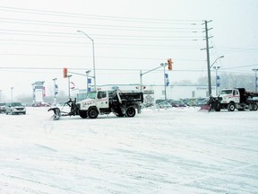 St. Thomas snow plows