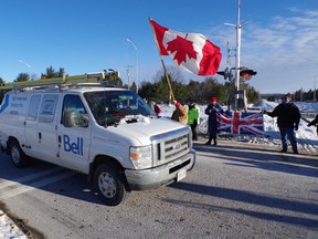 Idle No More blockade Sault Ste. Marie_1