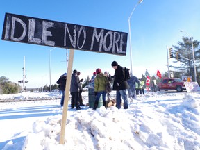 Idle No More blockade Sault Ste. Marie_9