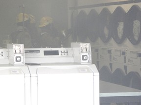 Laundromat fire