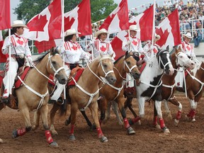 Terry Jenkins of TJ Stables in Chatham and her Canadian Cowgirls Rodeo Drill team have arrived in California for the Rose Bowl Parade.QMI Agency Photo