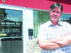 Looking back on the last year in the Legislature Portage la Prairie MLA Ian Wishart identified taxes, flood clean-up, the provincial budget, and infrastructure as some of the important issues of 2012. (FILE PHOTO)