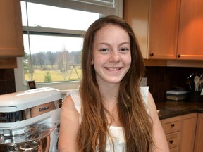 Annika Veroni in the family kitchen in a photograph taken earlier this month.