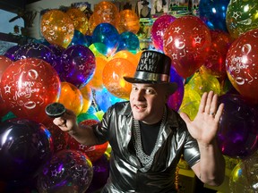 Stephan Abbott, owner of party store It's My Party, poses for a photo in  his Danforth Ave. shop. (ERNEST DOROSZUK/Toronto Sun)