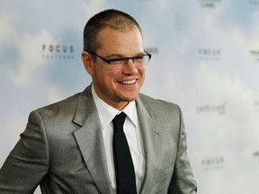 Matt Damon poses at the premiere of "Promised Land" at the Directors Guild of America (DGA) in Los Angeles, California December 6, 2012. (REUTERS/Mario Anzuoni)