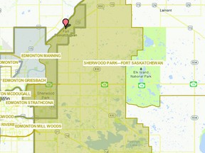 A new federal MP riding has been proposed for Sherwood Park-Fort Saskatchewan.
Graphic Supplied