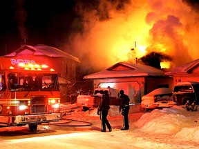 This home was fully involved by the time fire crews responded on Dec. 28 in the Grove.