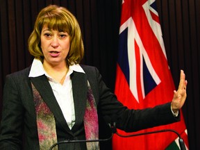 Education Minister Laurel Broten announced that she would impose contracts on all school boards and unions who had not reached an agreement before the December 31 deadline. Dave Thomas/QMI Agency