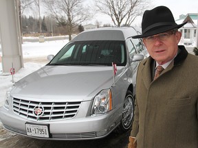 Jim Reid, of James Reid Funeral Home, and other funeral home directors would like to see a higher level of respect from the motoring public for funeral processions.
Michael Lea The Whig-Standard