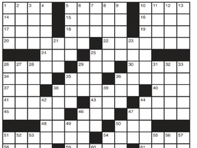 Crossword graphic