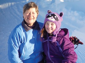 Marj Smith and her 11-year-old granddaughter Morgan hit the trails at the Upper Canada Migratory Bird Sanctuary on Saturday, the first weekend the park was open for winter activities.
