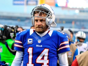 Even though the depth at quarterback isn't as deep as the 2012 draft, the Bills can't stick with Ryan Fitzpatrick as their quarterback, says Sun scribe Mike Zeisberger. (Reuters/Files)