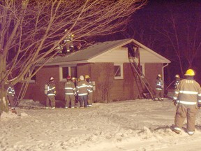 The Saugeen Shores Fire Department was called to the scene of a house fire in Port Elgin Sunday evening.

At approximately 7:30 p.m. firefighters responded to the single-story home on the corner of Bricker Street and Drummond Drive.

Heavy smoke could be seen billowing from the roof, which firefighters later cut through to contain.

An investigation is now underway to determine the cause and damage estimate to the home.