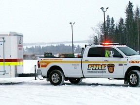 Photo Submitted 
The Government of Alberta and Alberta Farm Animal Care recently unveiled five livestock ER units to be used throughout the province.