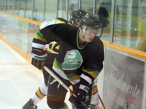 The Sherwood Park Junior B Knights returned to action with a 6-5 overtime loss to Beaumont on the heels of going 13-1 through November and December. Photo by Shane Jones/Sherwood Park News/QMI Agency