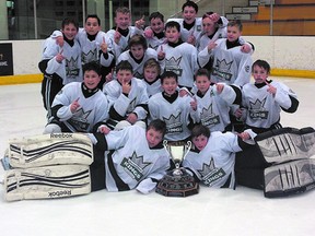 The Sherwood Park PeeWee AA Steel Kings. Photo supplied