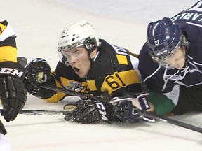 The KIngston Frontenacs traded forward Mitchell Fitzmorris to the Niagara IceDogs on Sunday. (Whig-Standard file photo)